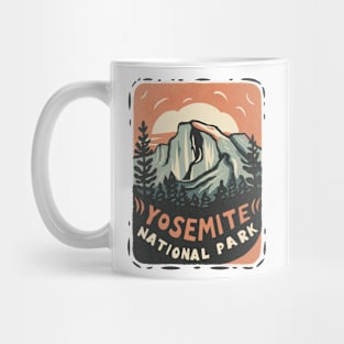 Yosemite National Park Travel Sticker Mug